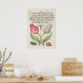 Prachtige Botanische illustratie Poster (Keuken)