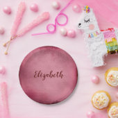 Prachtige Bourgogne Papieren Bordje (Feest)