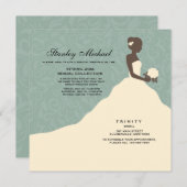 Prachtige Bride Trunk Show uitnodiging (Voorkant / Achterkant)