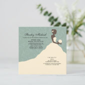 Prachtige Bride Trunk Show uitnodiging (Staand voorkant)