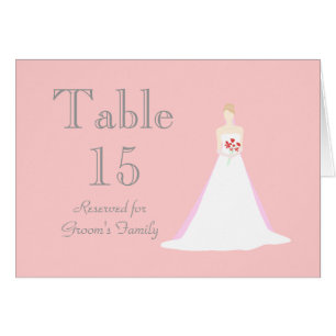 Prachtige bride Wedding Table Seating Name Kaart