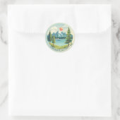 Prachtige British Columbia Ronde Sticker (Tas)