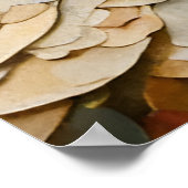 Prachtige bruid en bruidegom Collage Poster (Hoek)