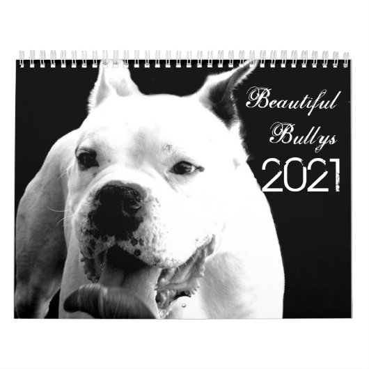 Prachtige Bullys 2021 Dog Calendar Kalender (Hoes)