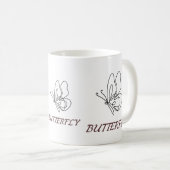 Prachtige Butterfly Art Mok (Voorkant rechts)