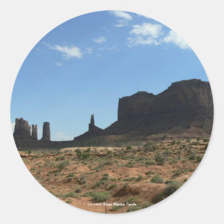 Prachtige Buttes Ronde Sticker