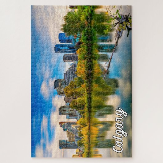 Prachtige Calgary, Alberta, Canada Legpuzzel (Verticaal)