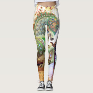 Prachtige Carousel Horse #3 Leggings