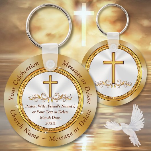 Prachtige Cheap, Church Souvenirs voor Jubileum, Sleutelhanger