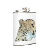 Prachtige Cheetah Beauful Cat-foto Heupfles (Rechts)