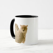 Prachtige Cheetah Beauful Cat-foto Mok (Voorkant links)