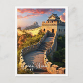 Prachtige Chinese Muur Briefkaart (Voorkant)