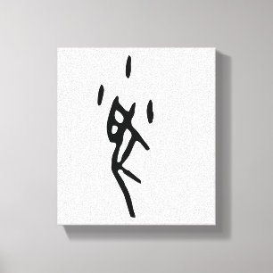 Prachtige Chinese Zodiac-Rat-#001- Canvas Afdruk
