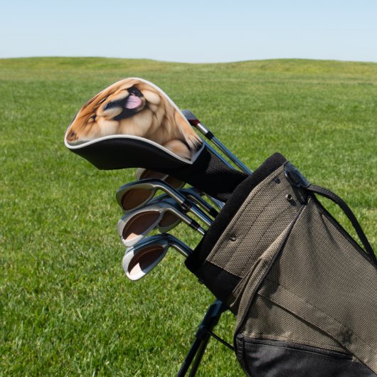 Prachtige Chow Chow Golfheadcover (Insitu)