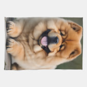 Prachtige Chow Chow Theedoek (Horizontaal)