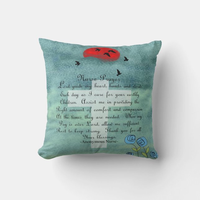 Prachtige Christelijke zuster Prayer Pillow #13 Kussen (Voorkant)