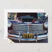 Prachtige Chrome Grille van de klassieke kwikauto Briefkaart (Voorkant / Achterkant)