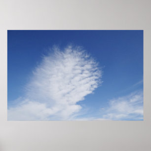 Prachtige cloud poster