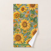 Prachtige Collectie van de zonnebloem Bad Handdoek (Handdoek)
