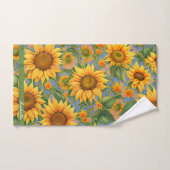 Prachtige Collectie van de zonnebloem Bad Handdoek (Handdoek)