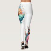 prachtige coquillages leggings (Achterkant)