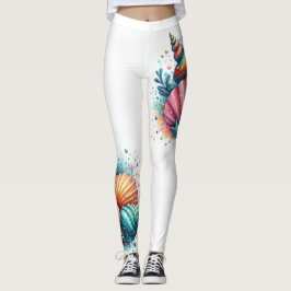 prachtige coquillages leggings
