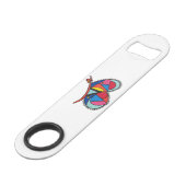 Prachtige creatie speed flessenopener (Voorkant Gekanteld)