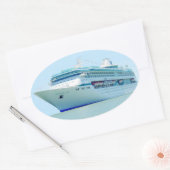 Prachtige cruiseschip Sticker (Envelop)