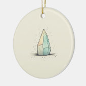 Prachtige Crystal Tint Art Keramisch Ornament (Links)