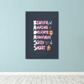 Prachtige dag Mooie kunst Canvas Afdruk (Insitu (Houten vloer))