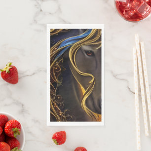 Prachtige Dark Horse Triptych Servet