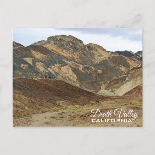 Prachtige Death Valley-ansichtkaart! Briefkaart