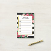 Prachtige December - de douanenaam van Bouquet om Post-it® Notes (Op bureau)
