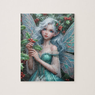 Prachtige decemberfee in Holly Legpuzzel