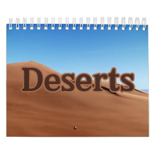 Prachtige Desert Showcase Collectie wandkalender Kalender