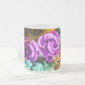 Prachtige details matglas koffiemok (Voorkant links)