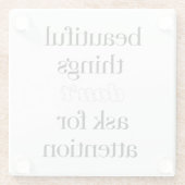 Prachtige Dingen Glass Onderzetter (Achterkant)