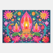 Prachtige Diwali Inpakpapier Vel (Voorkant 3)