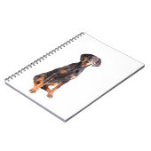 prachtige doberman pinscher notitieboek (Linkerzijde)