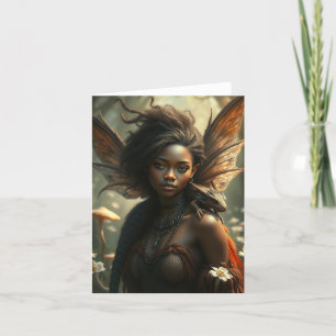 Prachtige Dragon Fairy Portrait Kaart