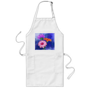 Prachtige drie kleuren-Gerberas - gemanipuleerde k Lang Schort