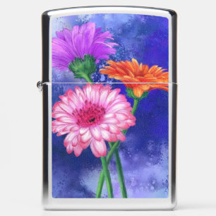 Prachtige drie kleuren gerberas - Migned Tekening
