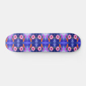 Prachtige driekleurige Gerberas skateboard (Horizontaal)