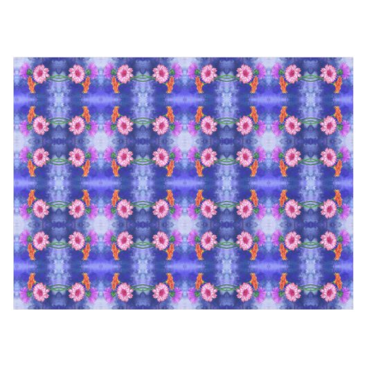 Prachtige driekleurige Gerberas Tablecloth Paintin Tafelkleed (Voorkant (Horizontaal))