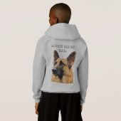 Prachtige Duitse foto van Shepherd (Achterkant volledig)