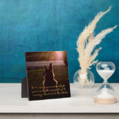 Prachtige Duitse herder Pet Memorial Plaque Fotoplaat (Insitu)