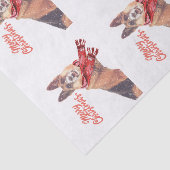 Prachtige Duitse krant Shepherd Holiday Tissuepapier (Detail)