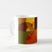 Prachtige Earth Abstracte Art Print Koffiemok (Voorkant links)