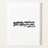 Prachtige, eenvoudige Christelijke planner (Achterkant)