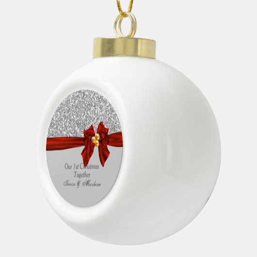 Prachtige eerste kerstmis met Ornament Bling (Rechts)